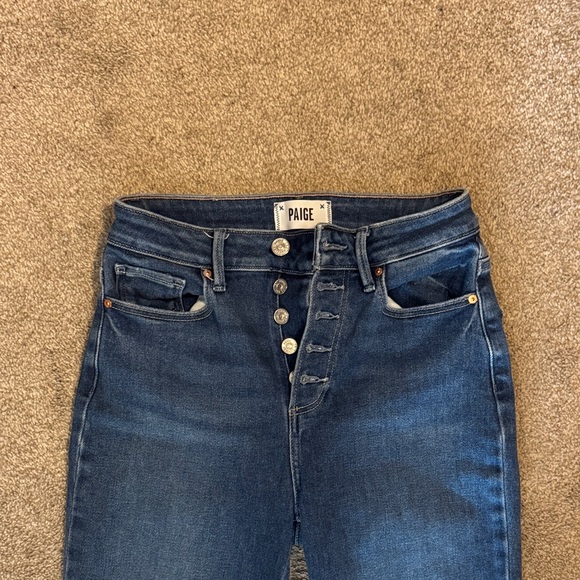 PAIGE Dark Indigo Skinny Jeans - Picture 2 of 4